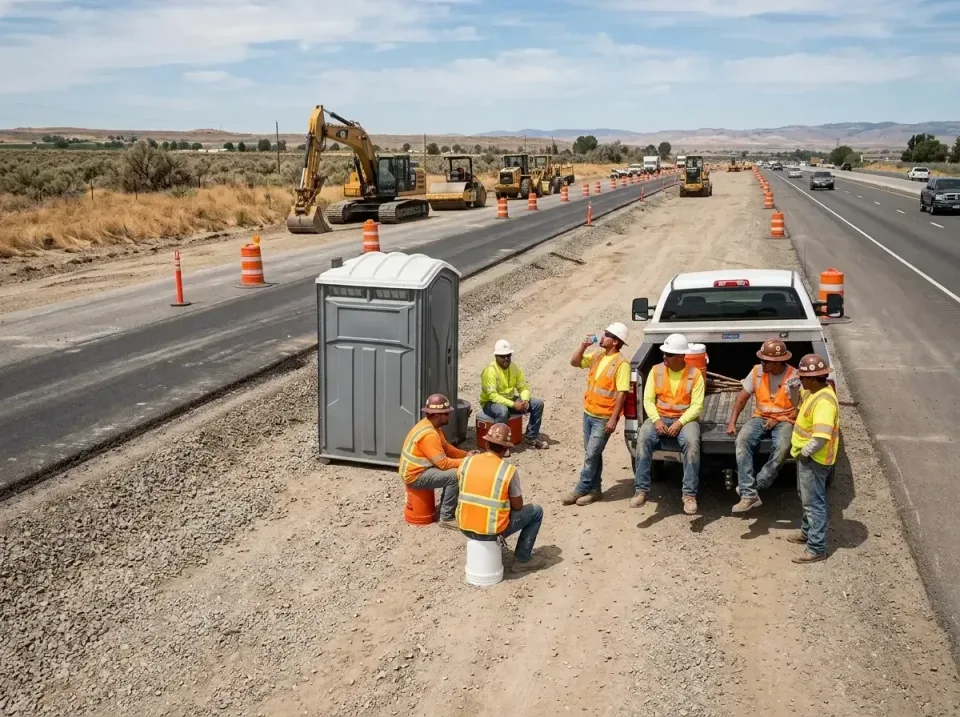 highway-road-construction-crew-007 — frequently asked questions, Porta Potty and Restroom Rentals in Hudson, FL